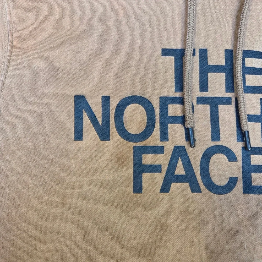 The North Face Mens Half Dome Pullover Hoodie Brown Tan Size Large Logo Graphic